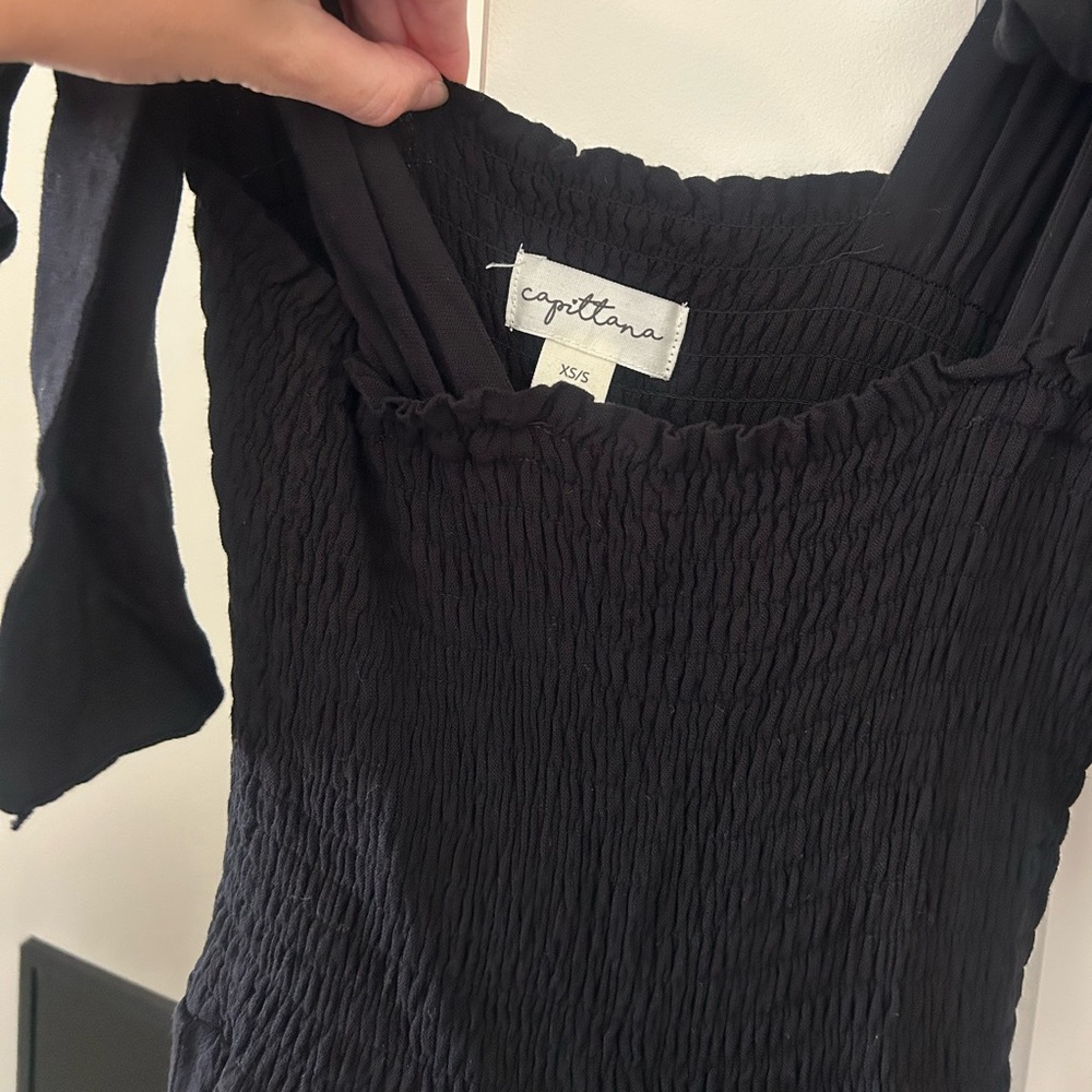 capittana black maxi dress